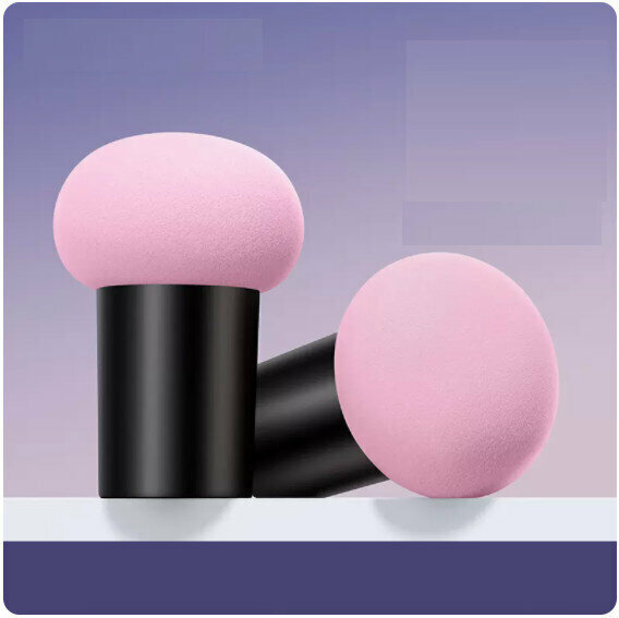 Popular mushroom-head powder puff cushion beauty egg [girly powder (pack of 2)] [4*6cm]