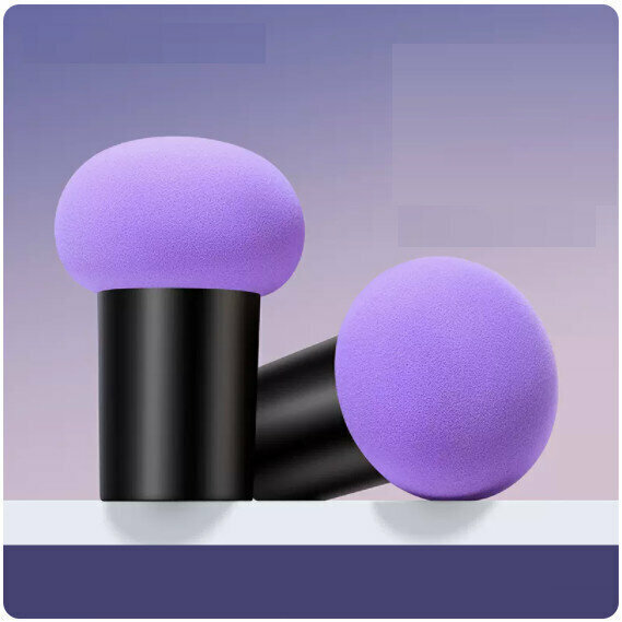 The popular mushroom head puff cushion beauty egg [Taro Purple (2 pieces)] [4*6cm]