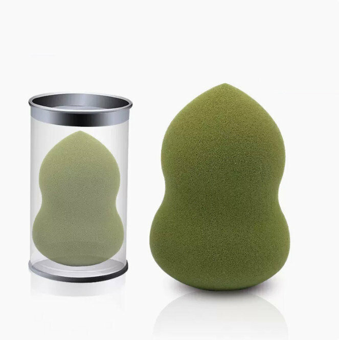 New beauty egg air cushion puff makeup tool (dark green)
