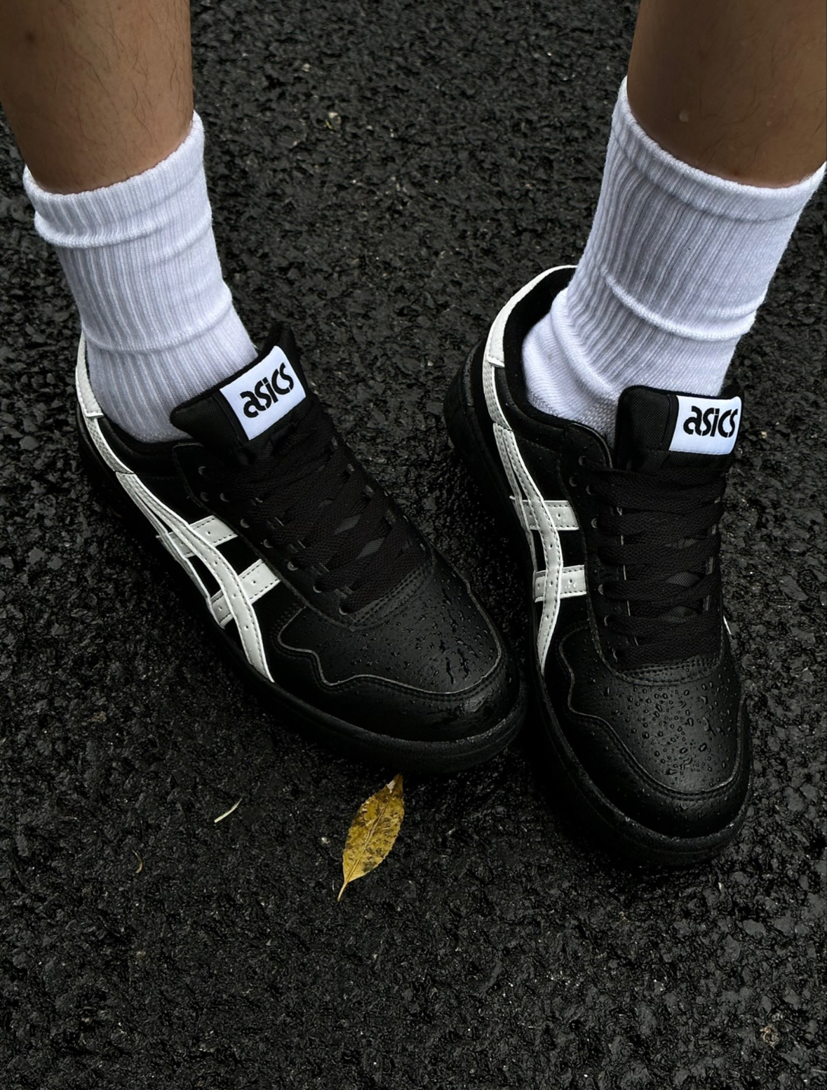 Asics Japan S 全黑 黑魂 黑武士 荔枝皮 皮革 復古 籃球鞋 1203A033-001/預購