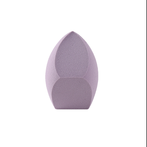 New style [1 pack] three-section beauty sponge makeup egg (with egg holder) [please contact customer service to confirm the delivery color after placing the order]