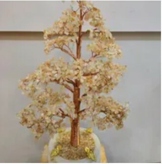 [S] GEMZ & CO HLCT SUPER WEALTH HIGH END CITRINE JADE POT TREE, HIGH END CITRINE, W83 (W83)