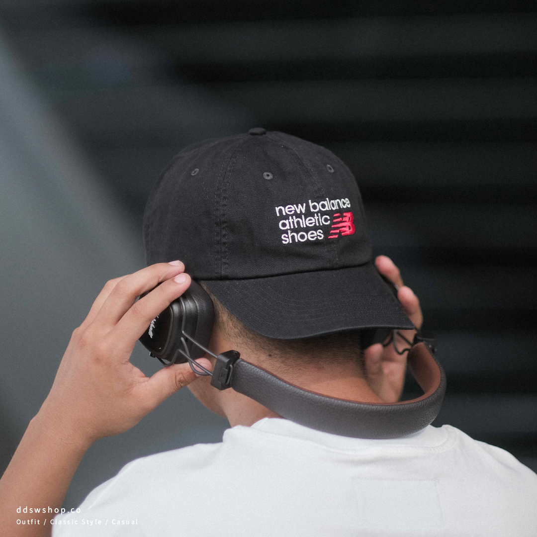 "現貨" New Balance NB 老帽 黑色