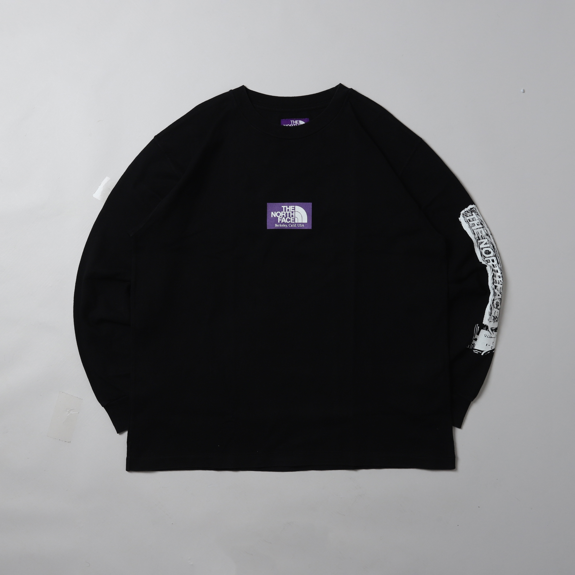 【二手 L號】THE NORTH FACE PURPLE LABEL L/S Long Sleeve 黑 紫標 重磅 長袖 長T【NT3955N-K】