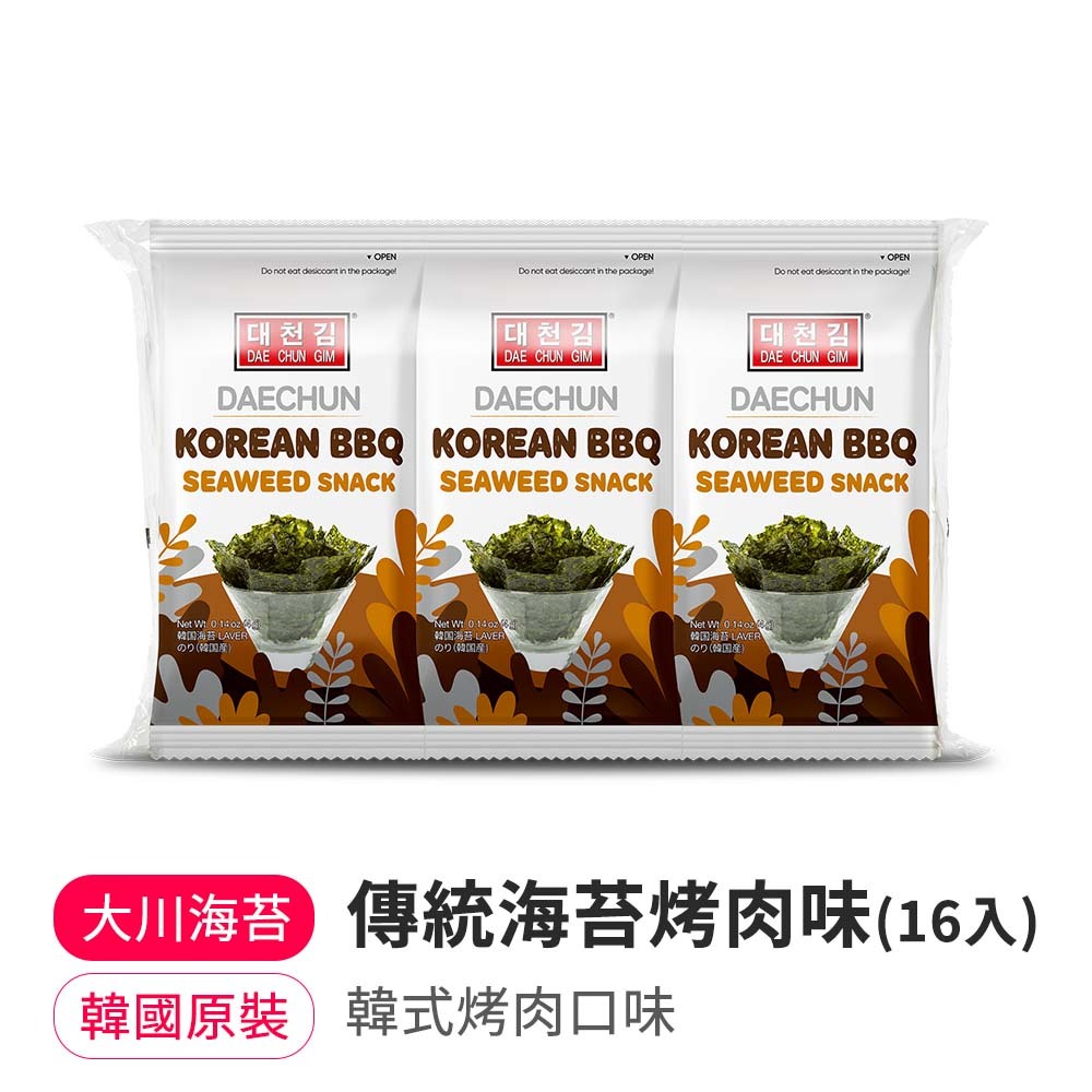 【BK SHOP】傳統海苔烤肉味(16入)