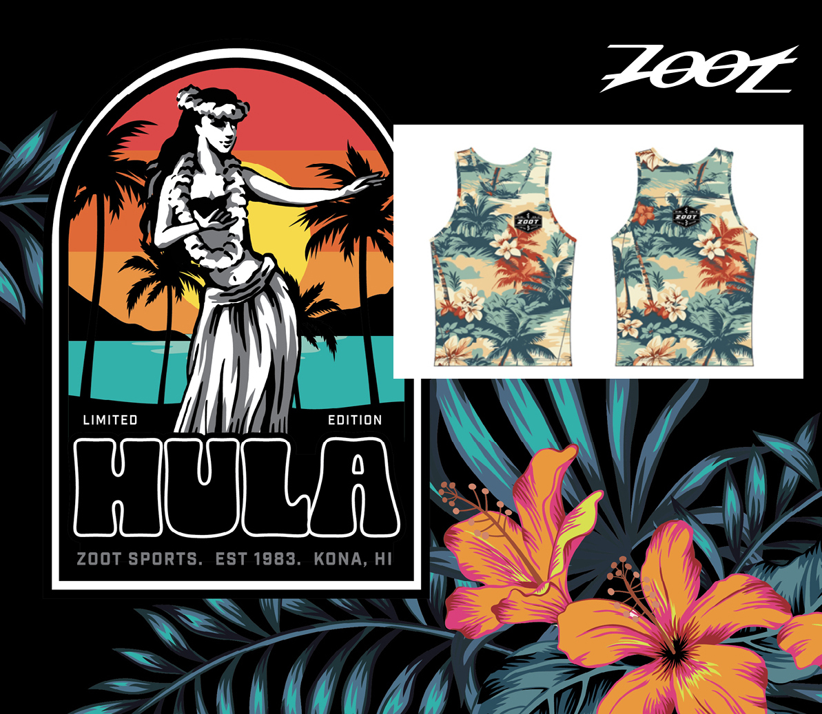 Zoot Run Singlet Vintage Hula Men