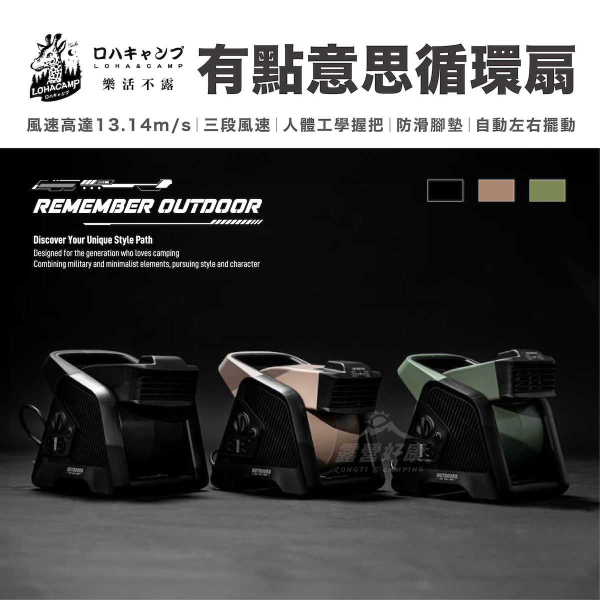 【樂活不露】有點意思循環扇 渦輪扇 D-E3-2