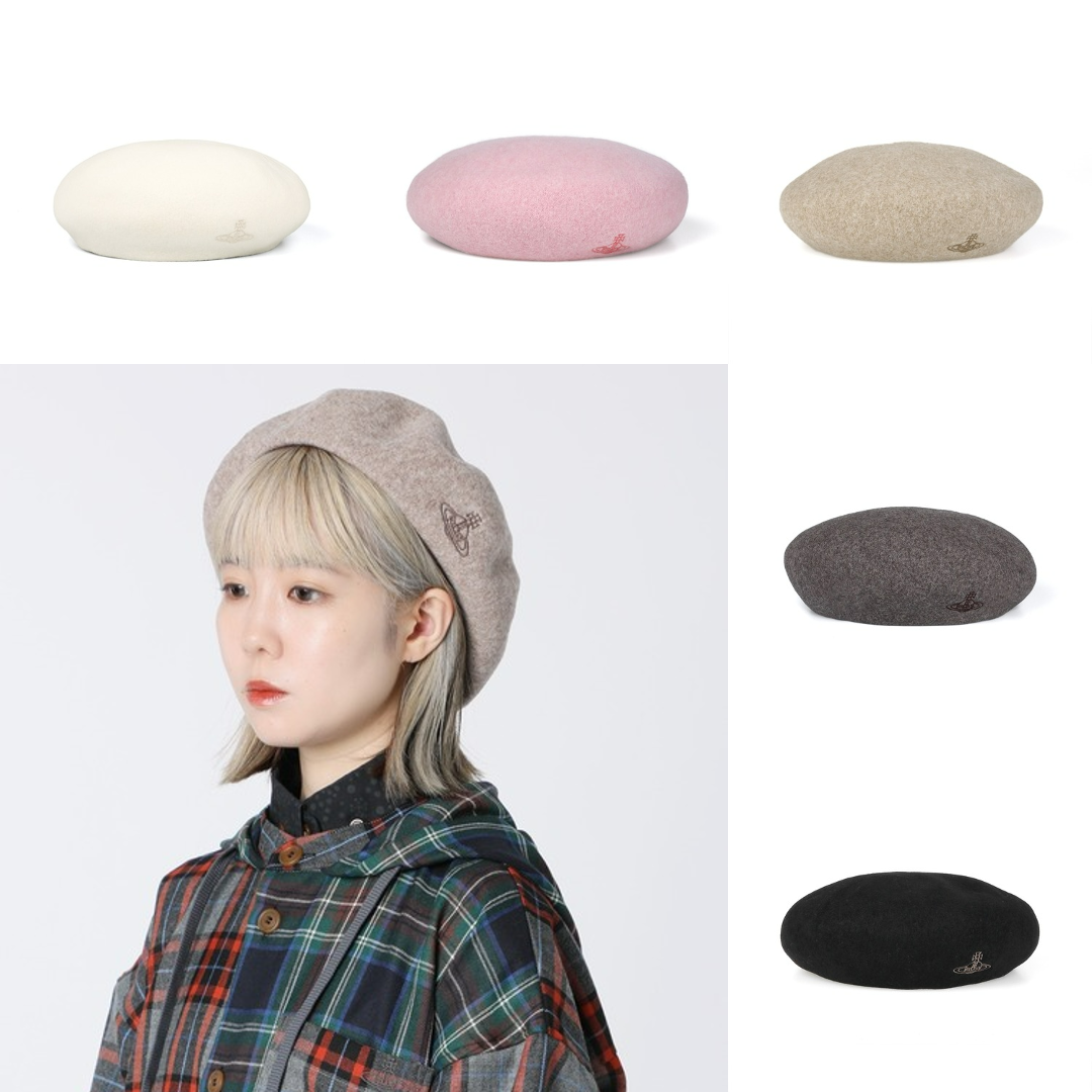 現貨┃日本製 VIVIENNE WESTWOOD 100%羊毛 貝蕾帽 貝雷帽