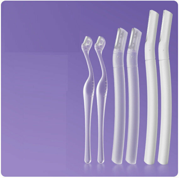 New eyebrow trimmer set [long knife*2+short knife*2+L type*2]