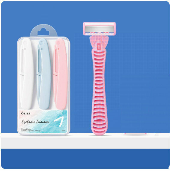 New eyebrow trimmer set [3 eyebrow trimming knives + razor]
