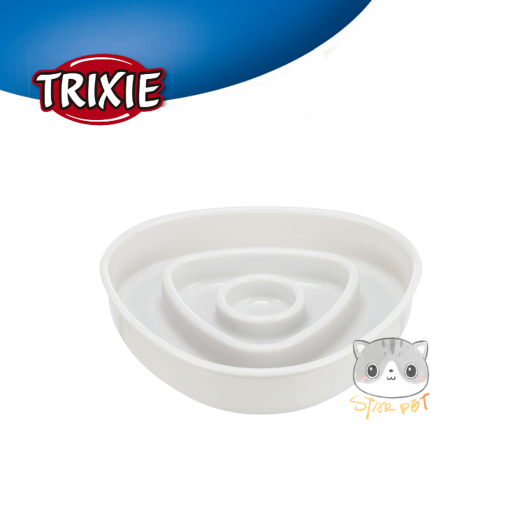 TRIXIE Slow Feeding Plastic Bowl (for cats)