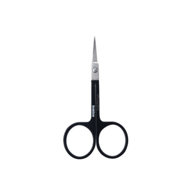 New stainless steel eyebrow scissors (specifications: black pointed scissors)