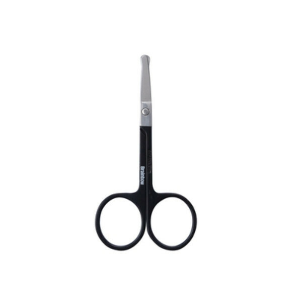 New stainless steel eyebrow scissors (specifications: black round head scissors)