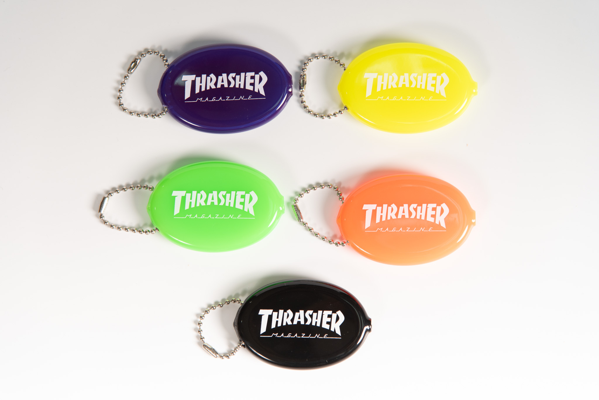 THRASHER  KEY CHAIN COIN CASE 零錢包