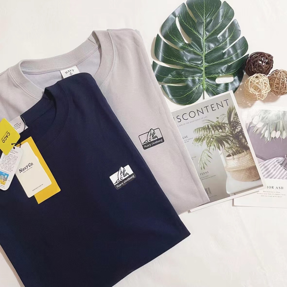 🇹🇼台灣代購款 CACO x NAVY BACK PRINT TEE