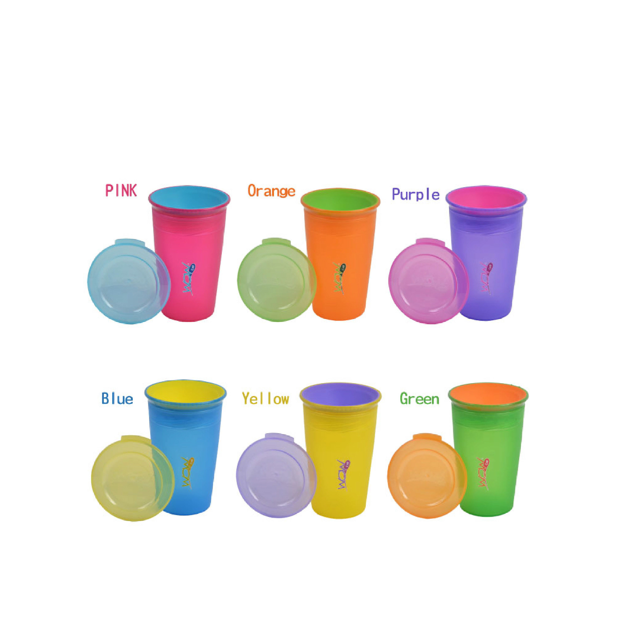 【美國WOW Cup】Kids 360度透明喝水杯