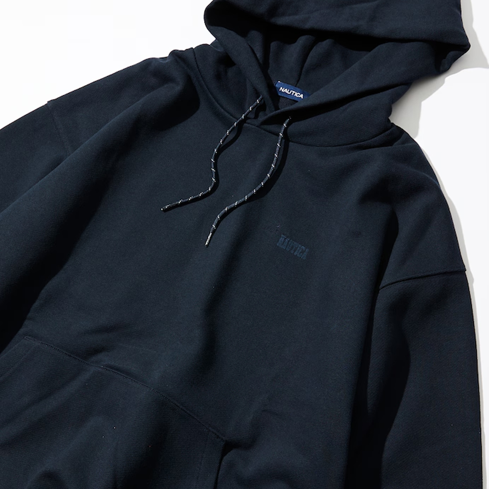 NAUTICA Hidden Logo Sweat Hoodie 隱藏浮水印 LOGO 刺繡LOGO 口袋 帽Tee 連帽上衣