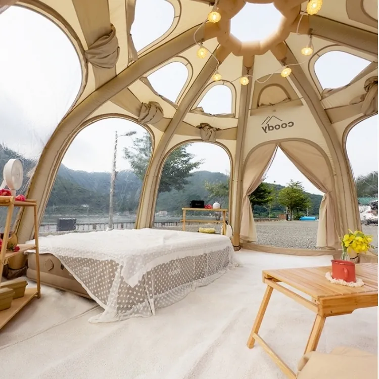 【COODY】Aurora 極光星空球 棉布充氣帳篷