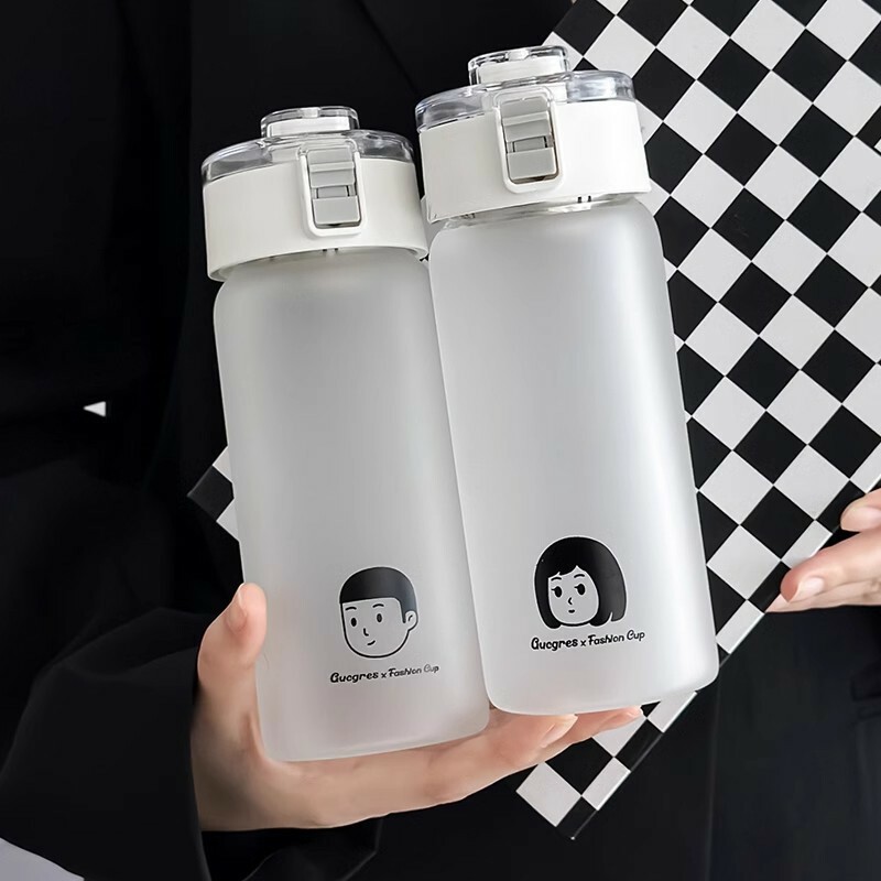 《4195》文青男孩女孩情侶系列 水壺500ml