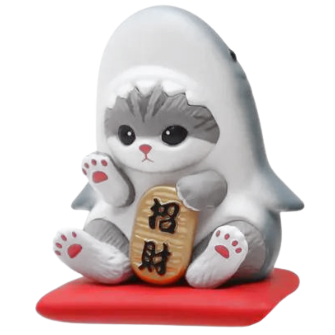※ 貓福珊迪招財公仔-鯊魚