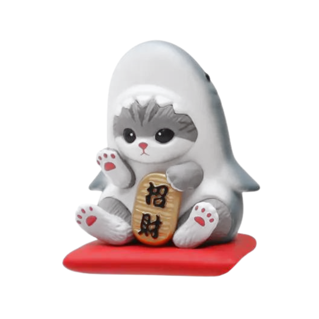 ※ 貓福珊迪招財公仔-鯊魚