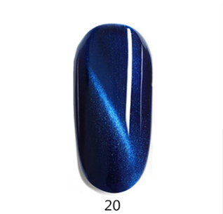 新款猫眼甲油膠（20號猫眼膠寶藍色【規格15ML】）