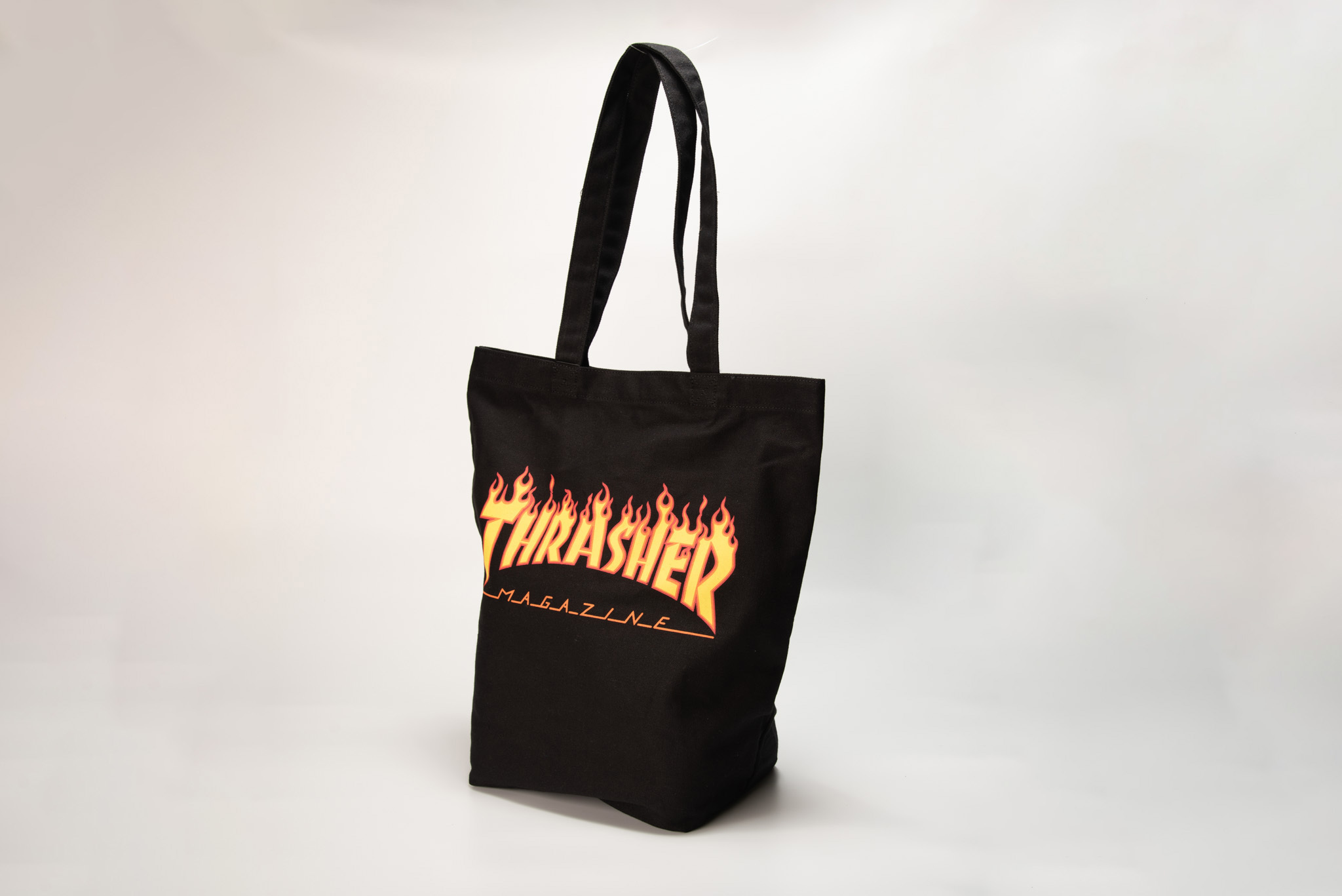 THRASHER FLAME PRINT TOTE 經典火焰字托特包