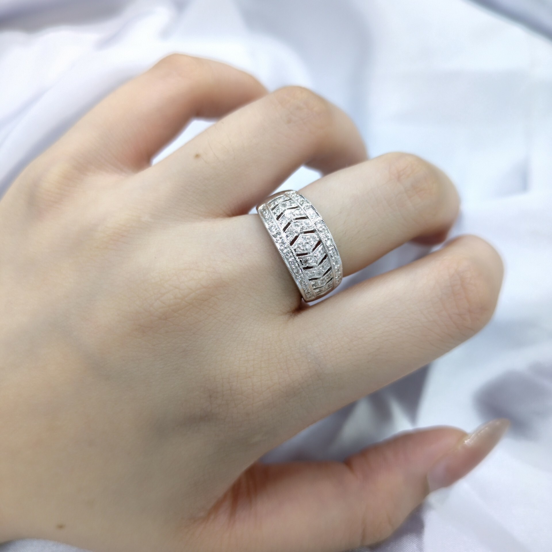 18K White Gold 0.30ct Diamond Ring