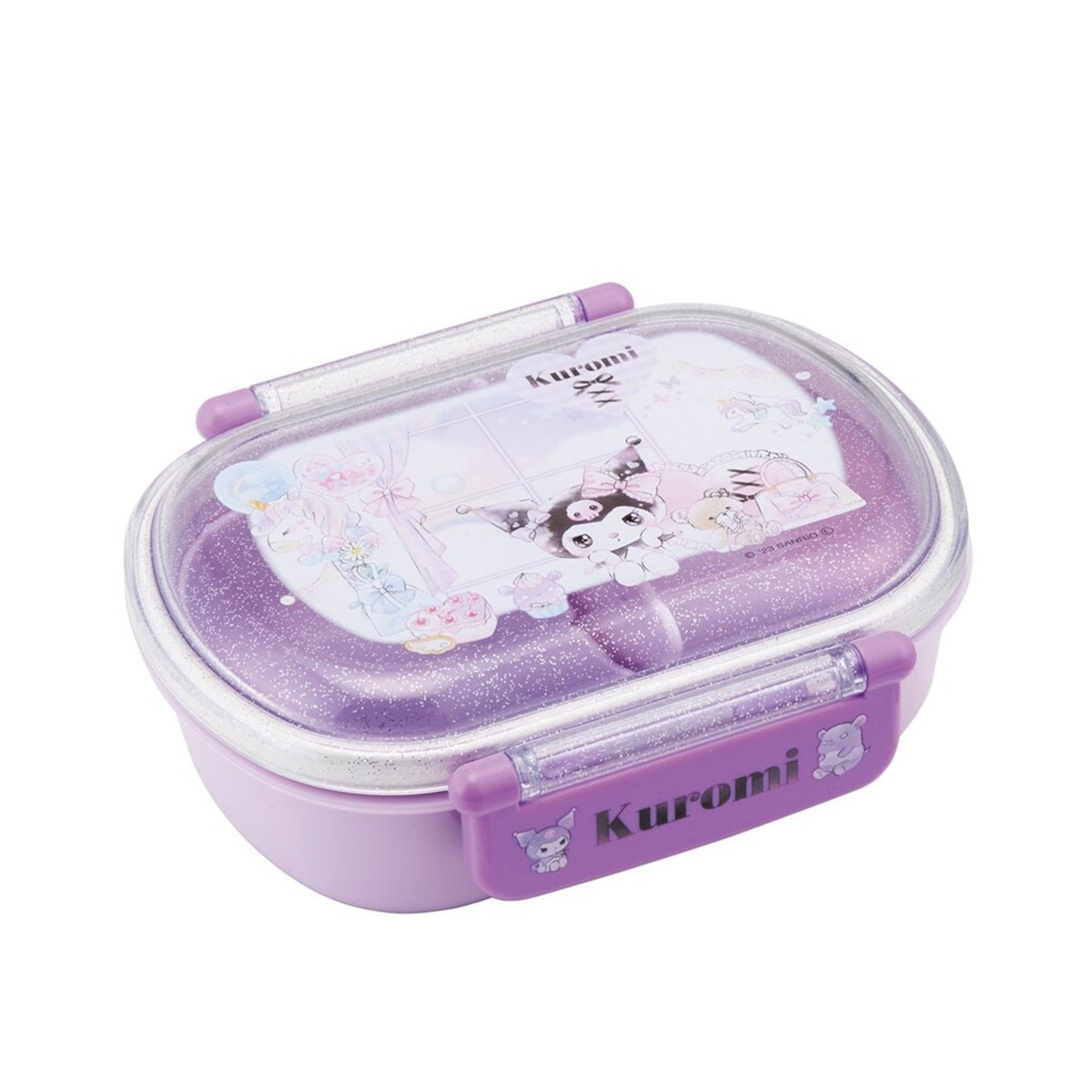 日本品牌 Skater Kuromi 360ml 分格食物盒 -QAF2BAAG