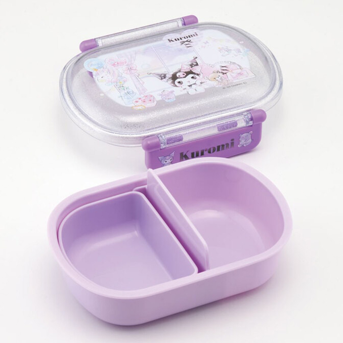 日本品牌 Skater Kuromi 360ml 分格食物盒 -QAF2BAAG