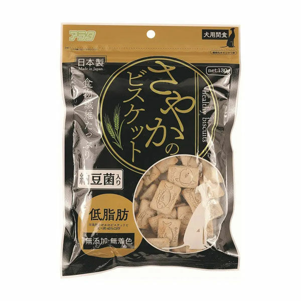 Arata 低脂肪 無添加 納豆菌食物纖維 健康餅乾 130g