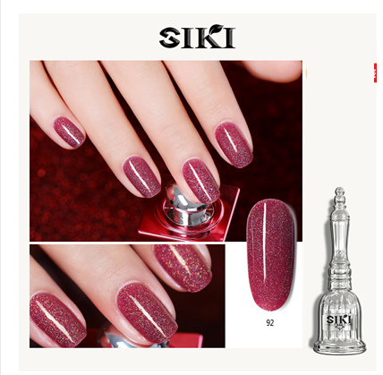 New nail polish gel (No. 92 Starry Sky Red [15ML])