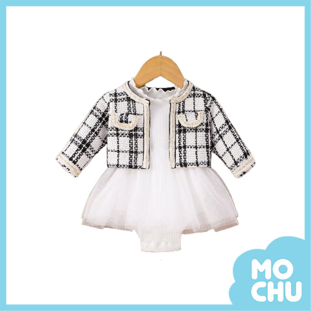 香香公主長袖包屁衣套裝(二色）