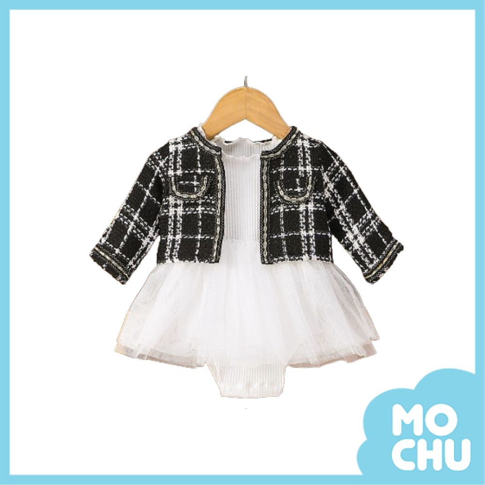 香香公主長袖包屁衣套裝(二色）