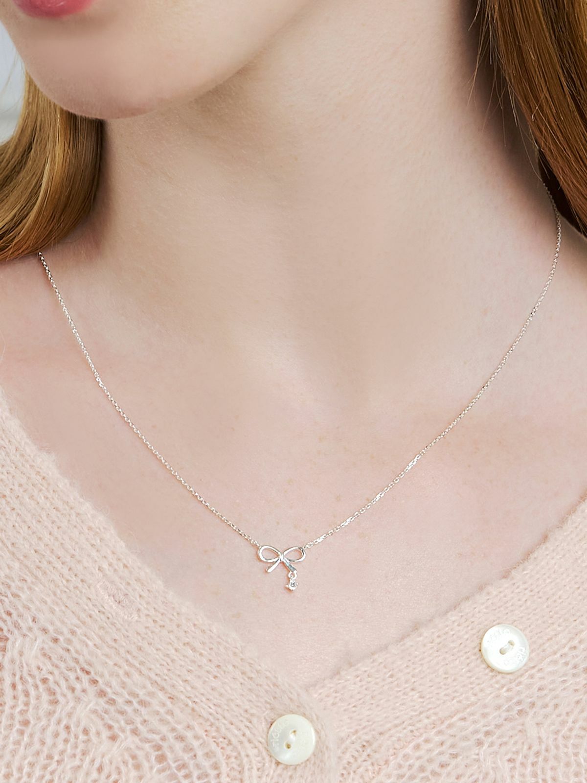 ENGBROX Dangle Ribbon Necklace