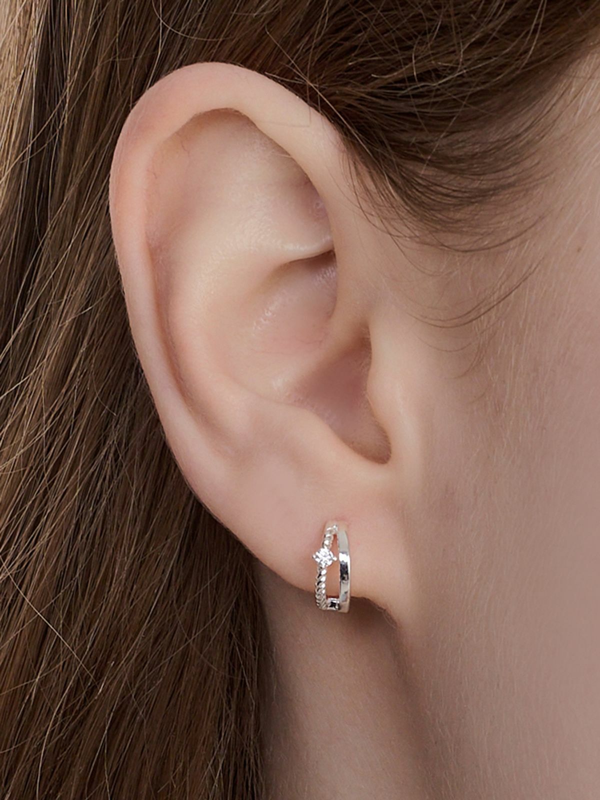 ENGBROX Refine Cubic Earring [silver925]