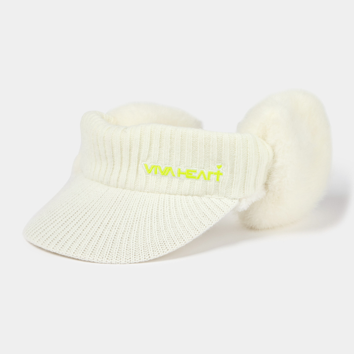 女士-耳罩針織遮陽帽