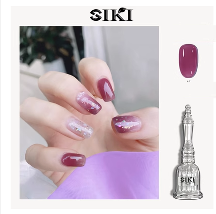 New nail polish gel (No. 46 Ice-Through Plum [15ML])
