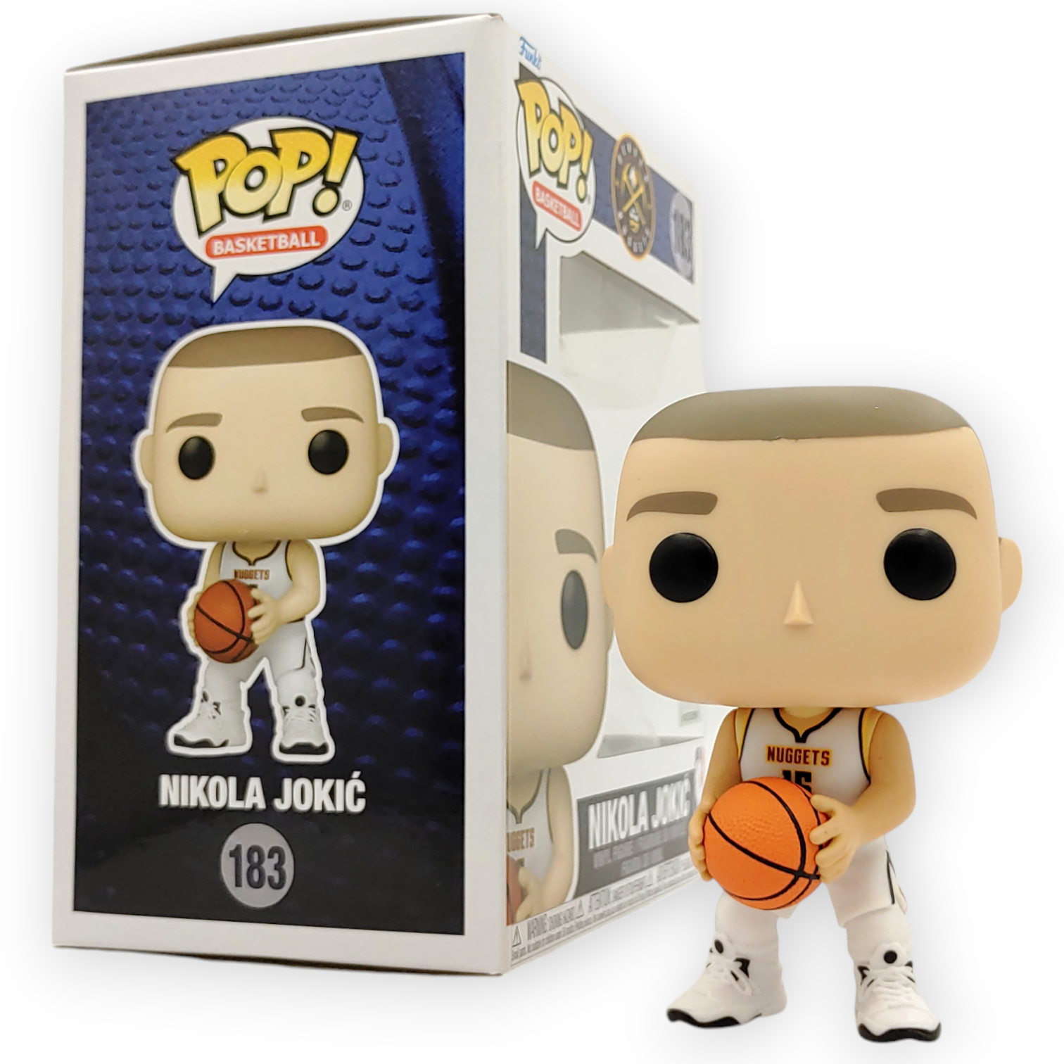 FUNKO POP<NBA>丹佛金塊_白衫尼古拉·祖傑-No.183