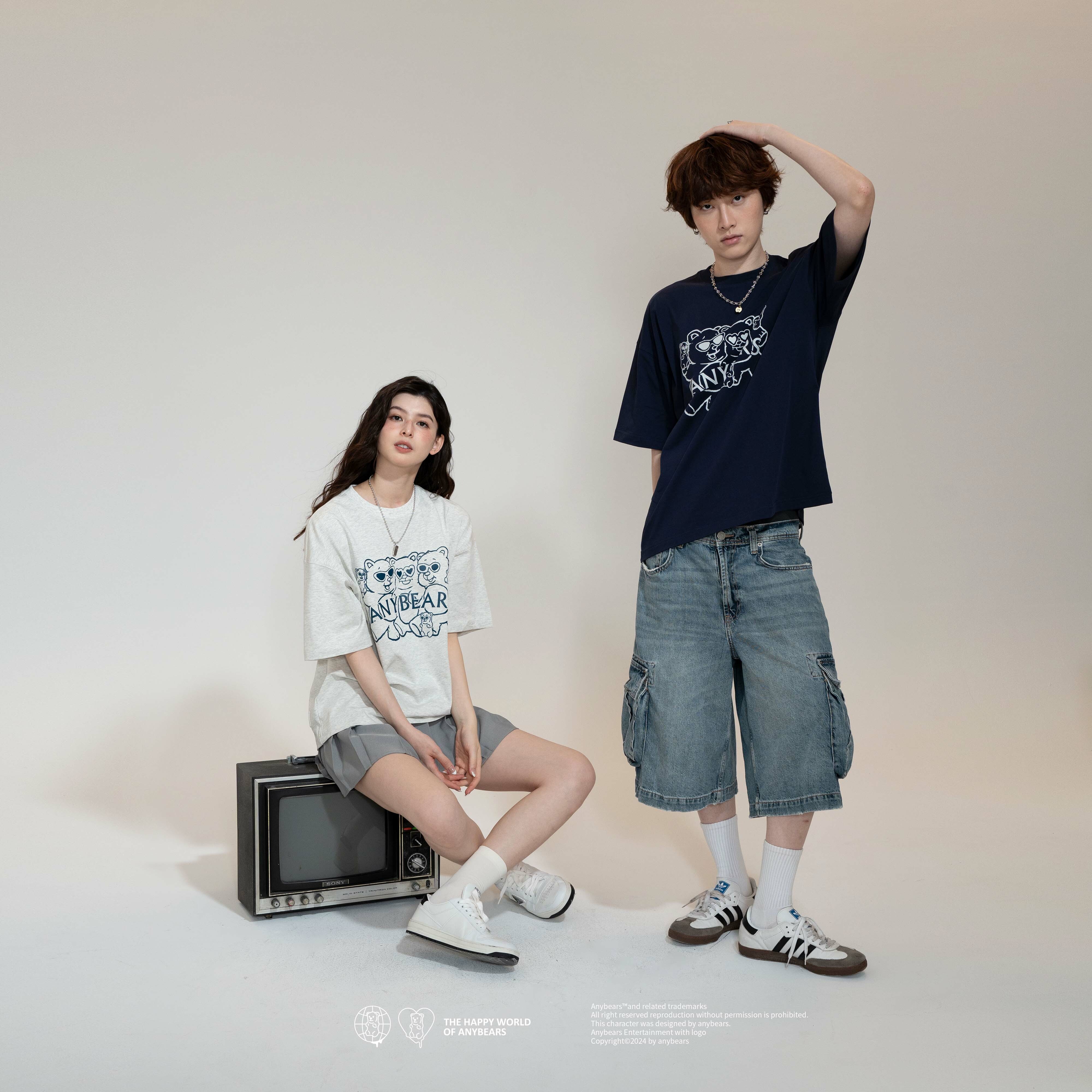 ANYBEARS ® SUNGLASSES BEARS 墨鏡熊 短Tee