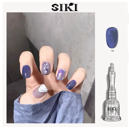 New nail polish gel (No. 54 ice-through ancient style blue [15ML])