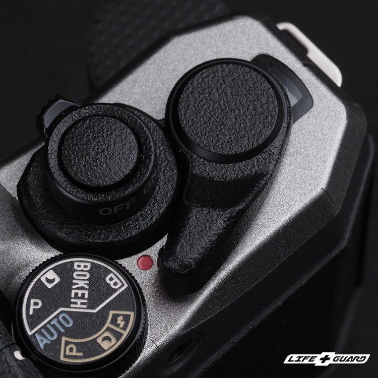 LIFE+GUARD相機貼膜安裝示意，適用 PENTAX 17