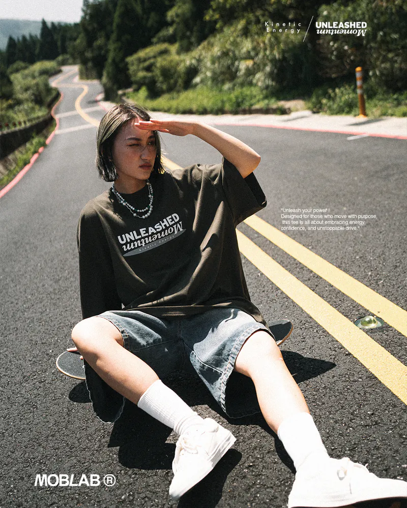 MOBLAB Unleashed Script T-Shirt 印花短袖 2色