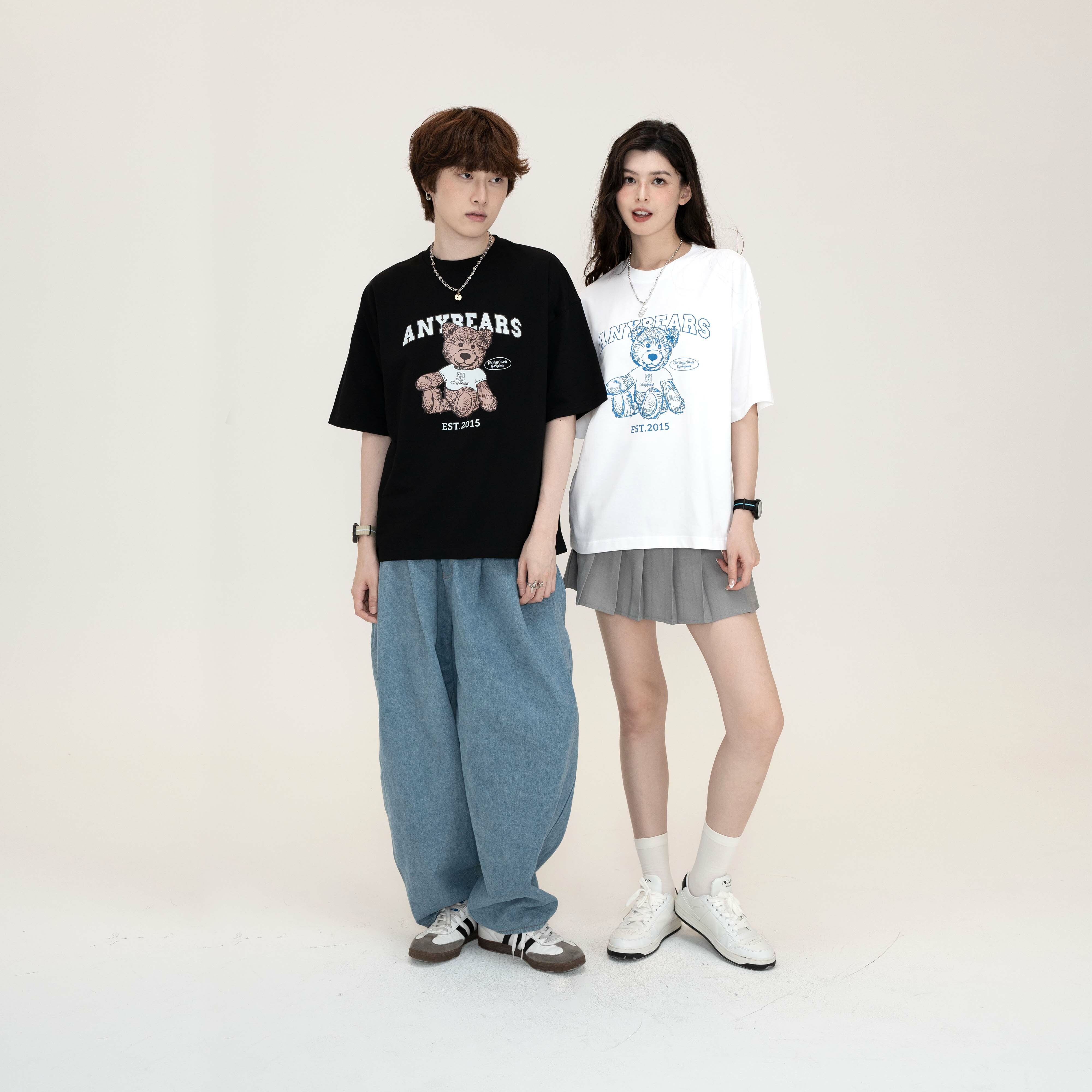 ANYBEARS®Bear Wears BEAR 熊穿熊短Tee