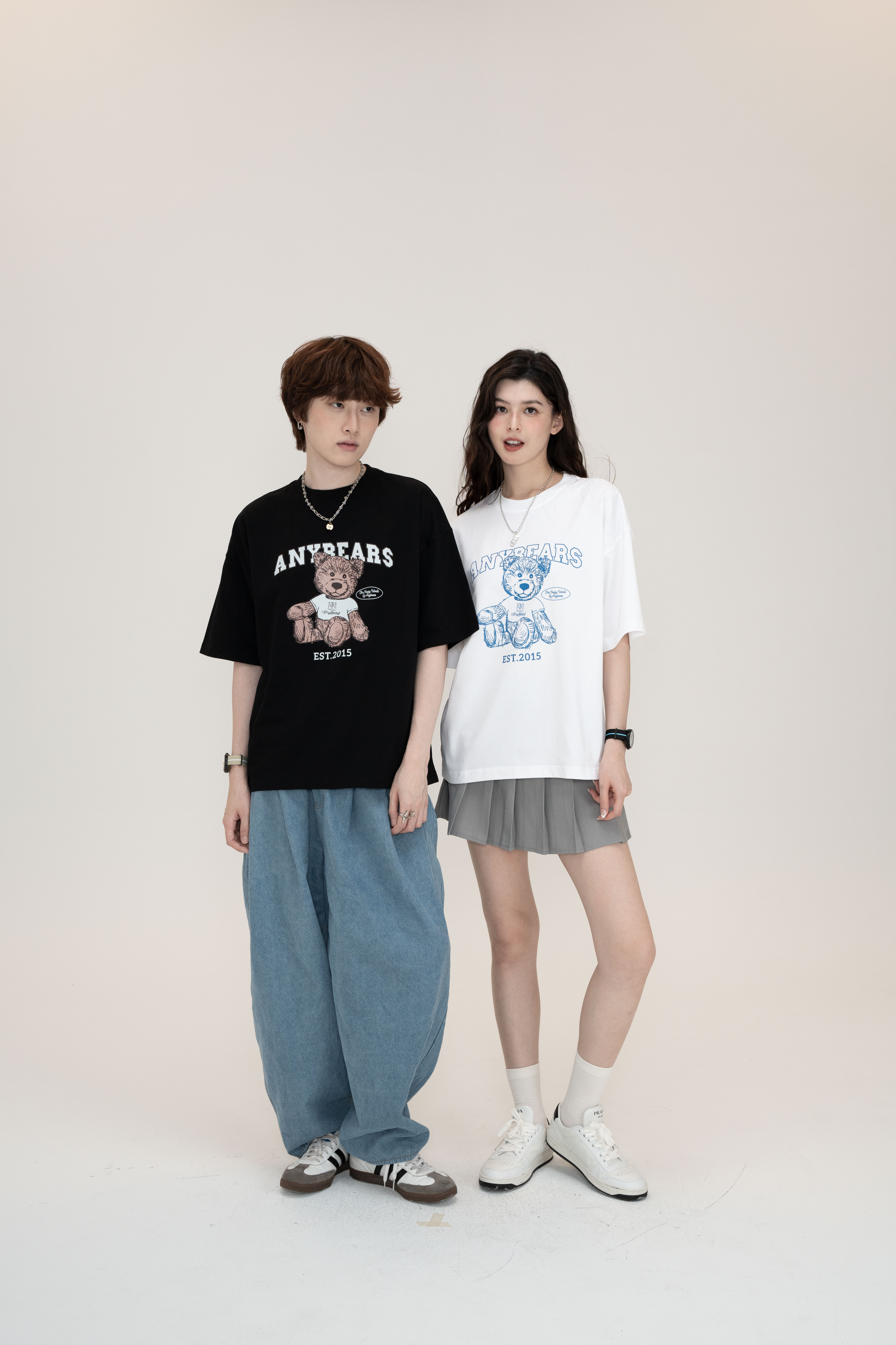 ANYBEARS®Bear Wears BEAR 熊穿熊短Tee