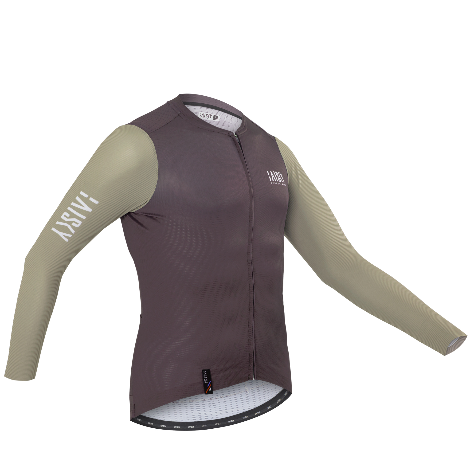 男款空力薄款長車衣 對比 銅棕