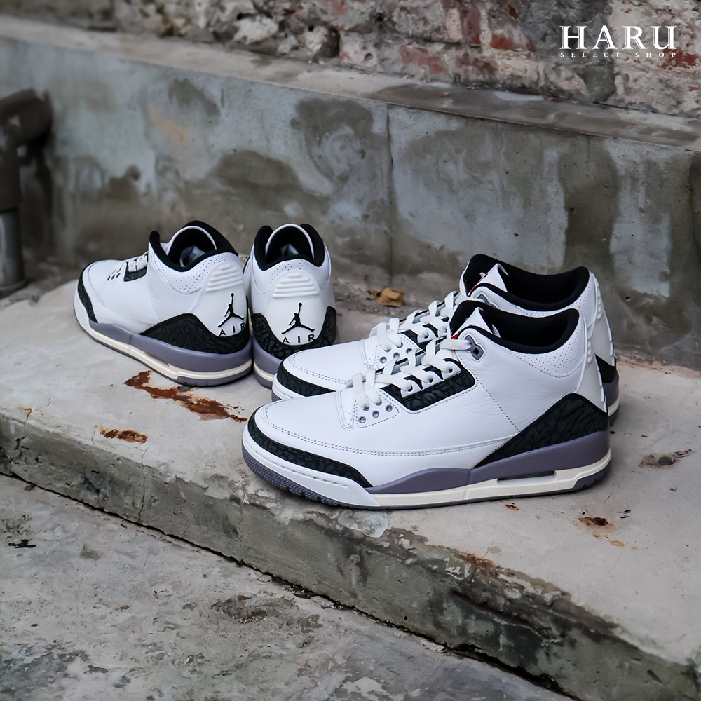 AIR JORDAN 3 RETRO "CEMENT GREY" AJ3 白水泥 爆裂紋 白灰 男女生 復古籃球鞋 CT8532-106 DM0967-106