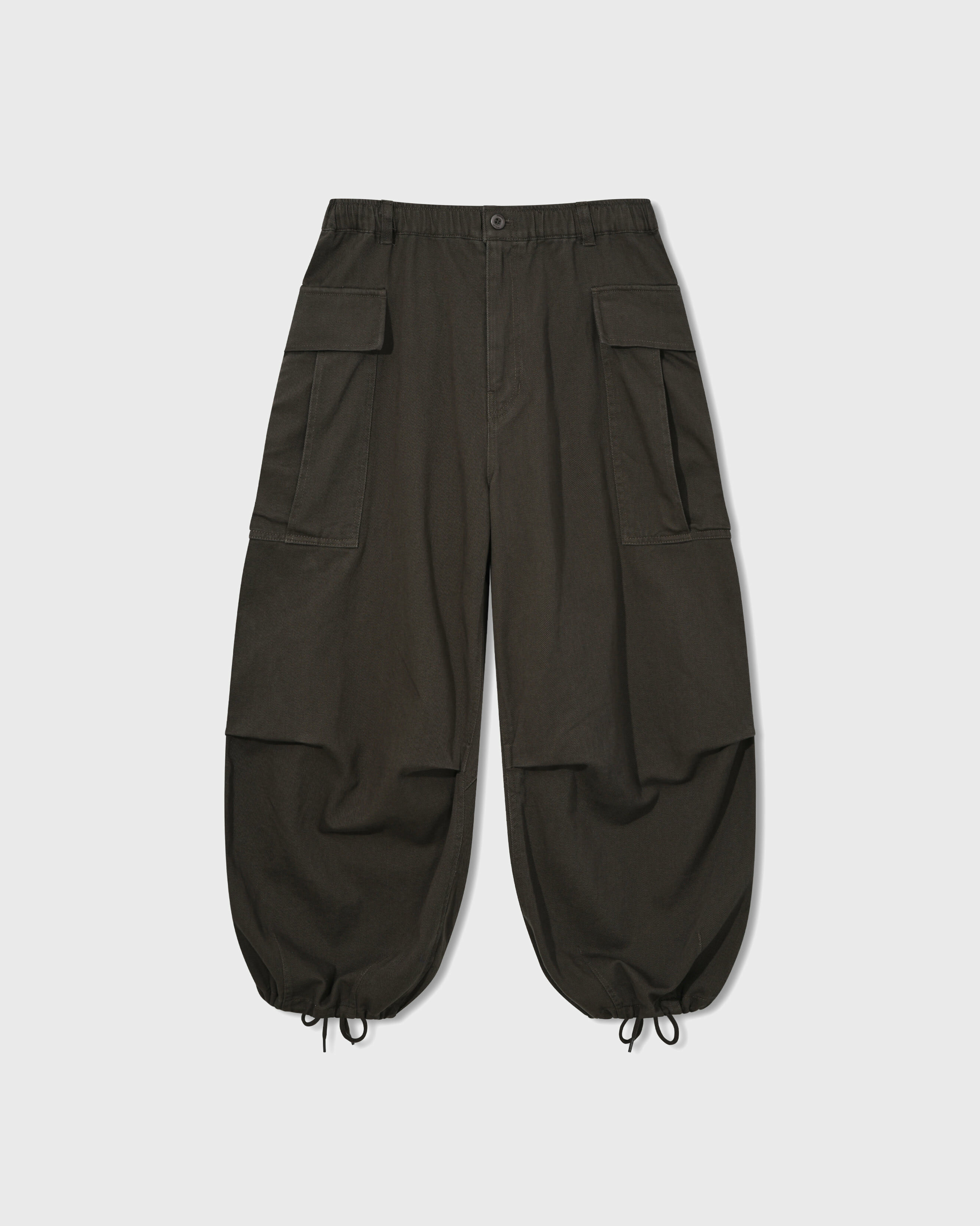 ANGLAN Jungle Cargo Balloon Pants - Brown 叢林工裝口袋氣球褲