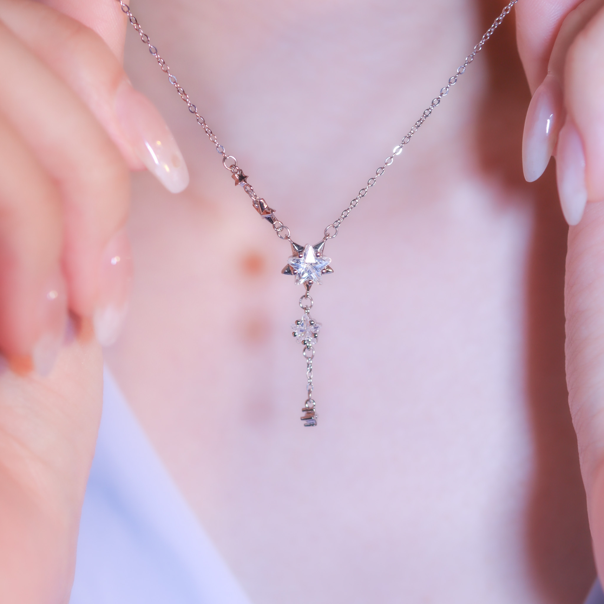 | 925銀丨星幸降臨項鍊 | NE1201 |