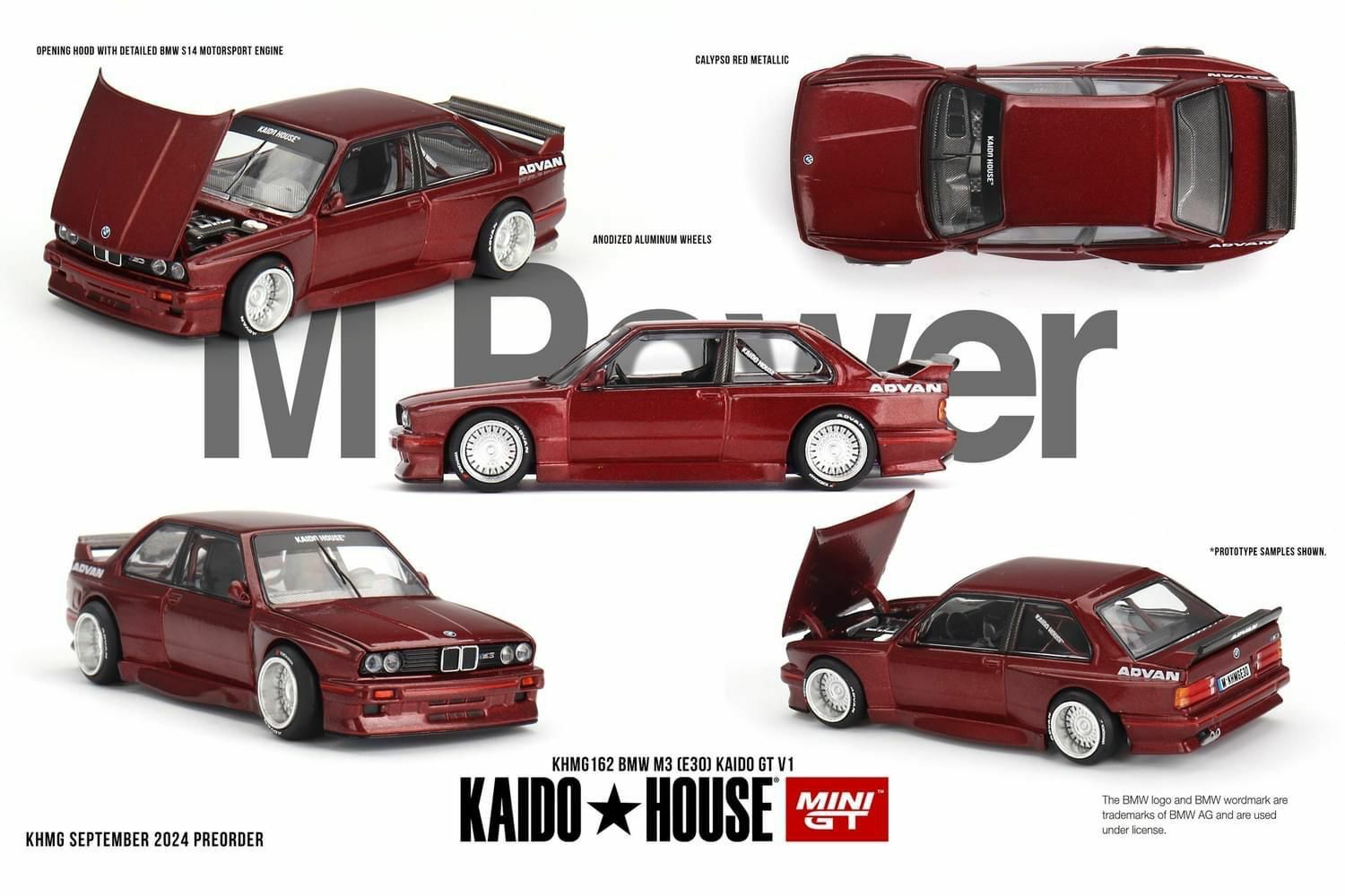 Mini GT x Kaido House BMW M3 (E30) Kaido GT V1(KHMG162